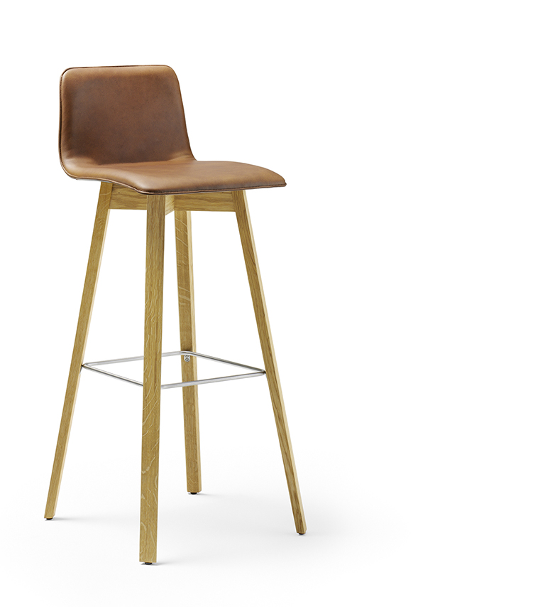 BH72 Barhocker mit hohem Rücken