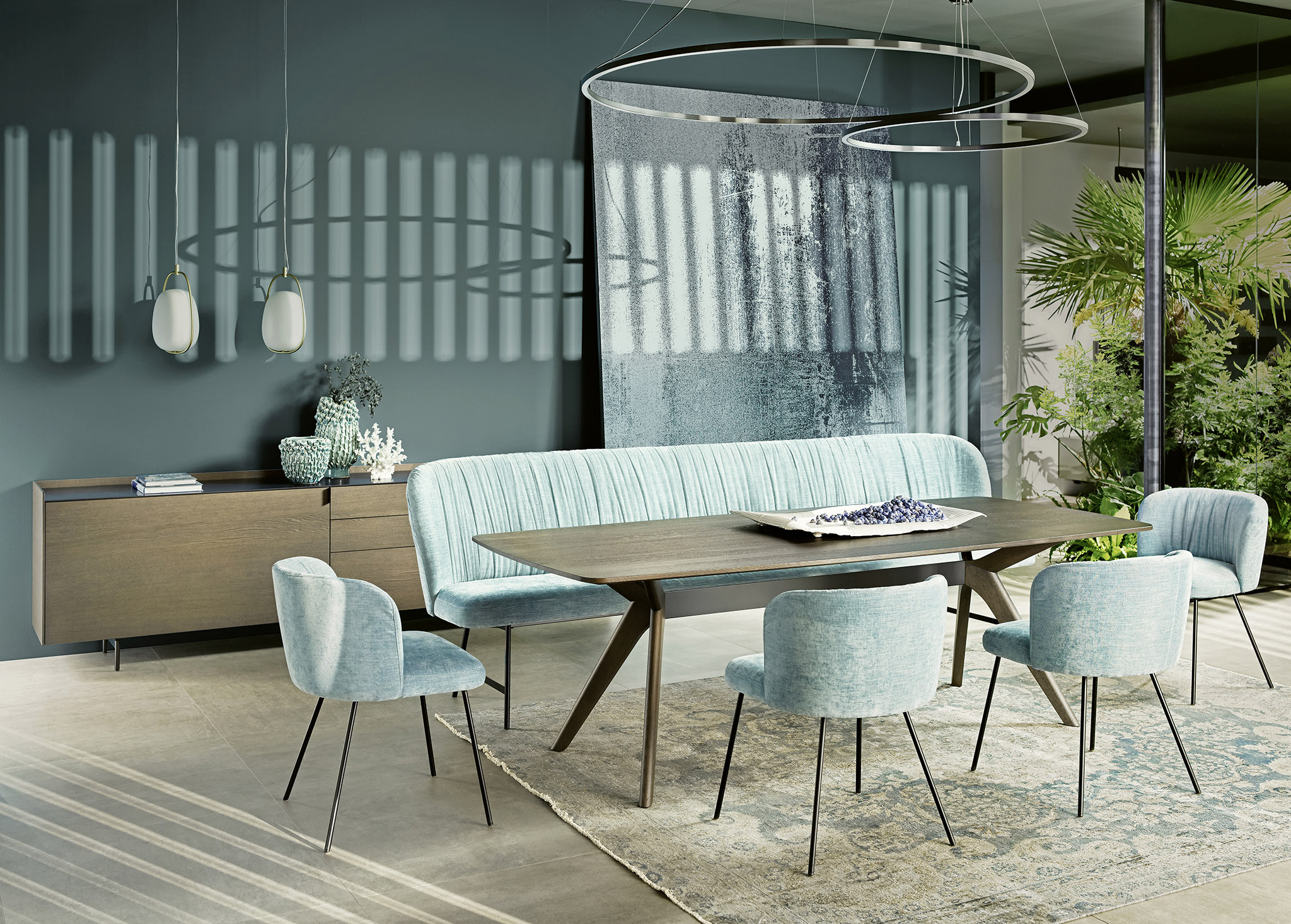 Stuhl S80 casual in Stoff Arc sky 14192