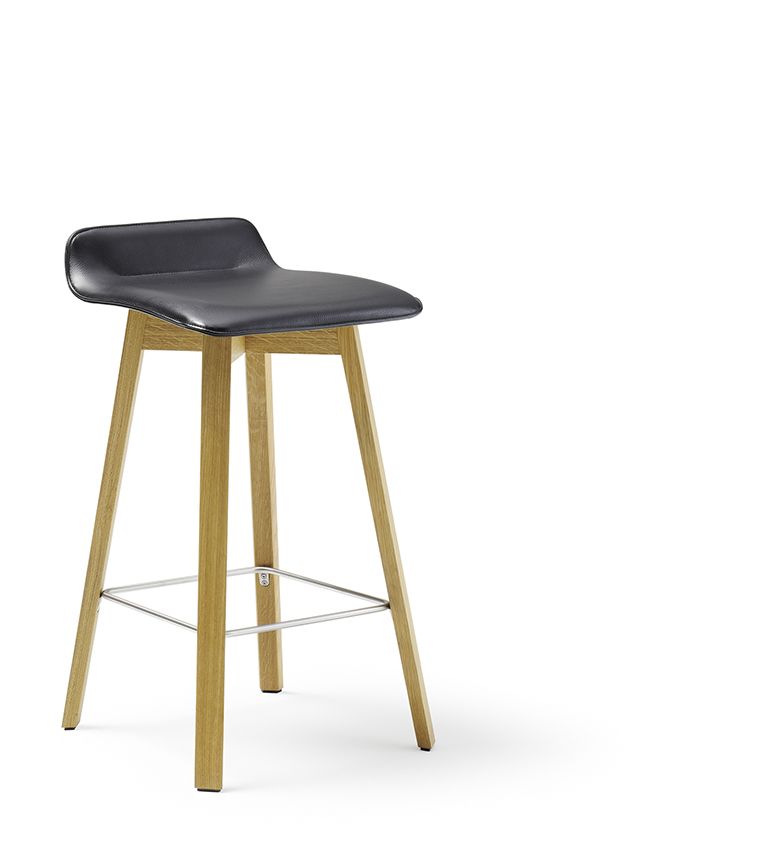 BH72 Barhocker mit niedrigem Rücken
